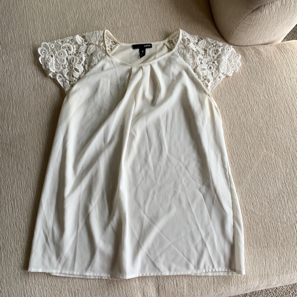 White lace blouse
